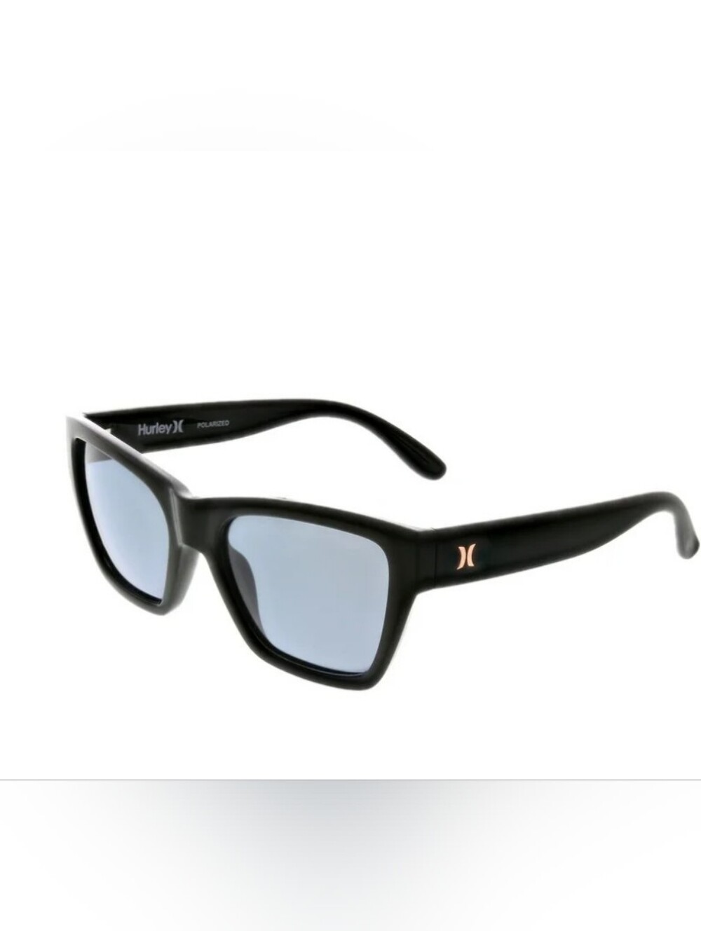 Hurley Newport Swuare Sunglasses Black Frame Polarized NWT